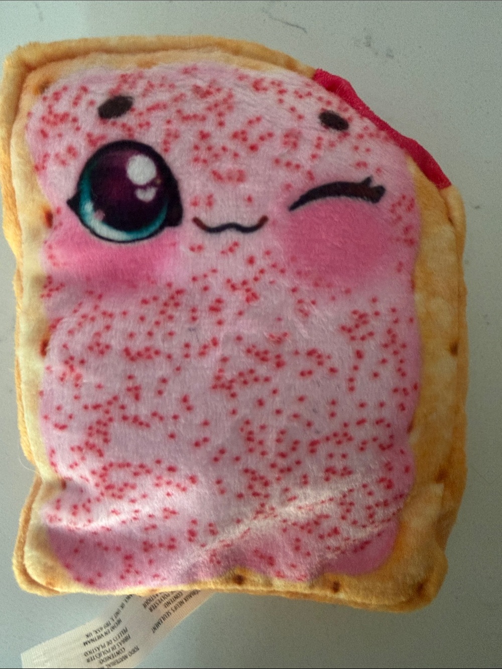 Pink Plush Winking Pop-Tart Stuffed Animal